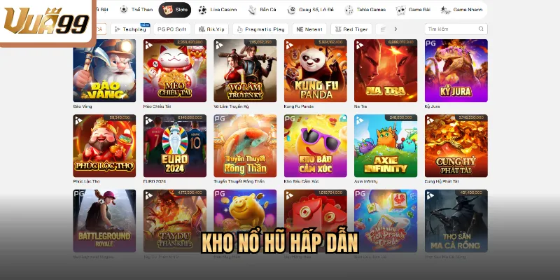 Kho nổ hũ hấp dẫn 